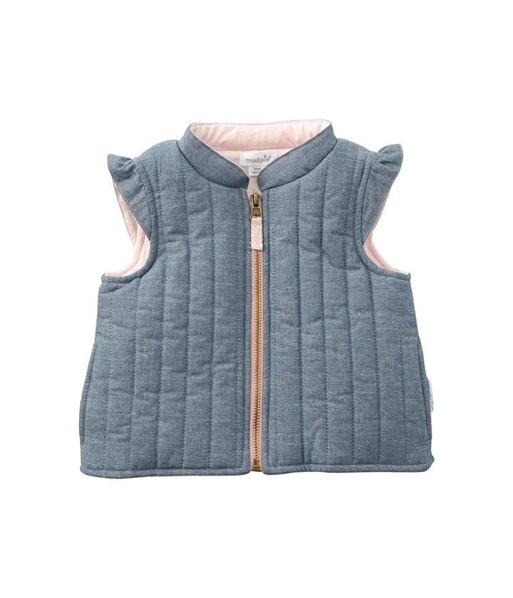 Mud Pie - Chambray Vest