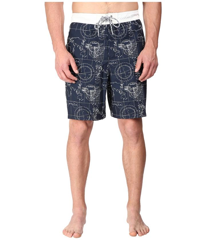 Nautica Big &amp; Tall - Big Tall Map Print Trunk