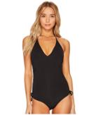 Seafolly - Active Ruched Side Deep V Maillot One-piece