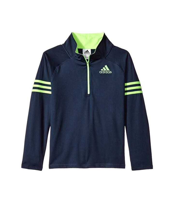Adidas Kids - Quarter Zip Pullover Top