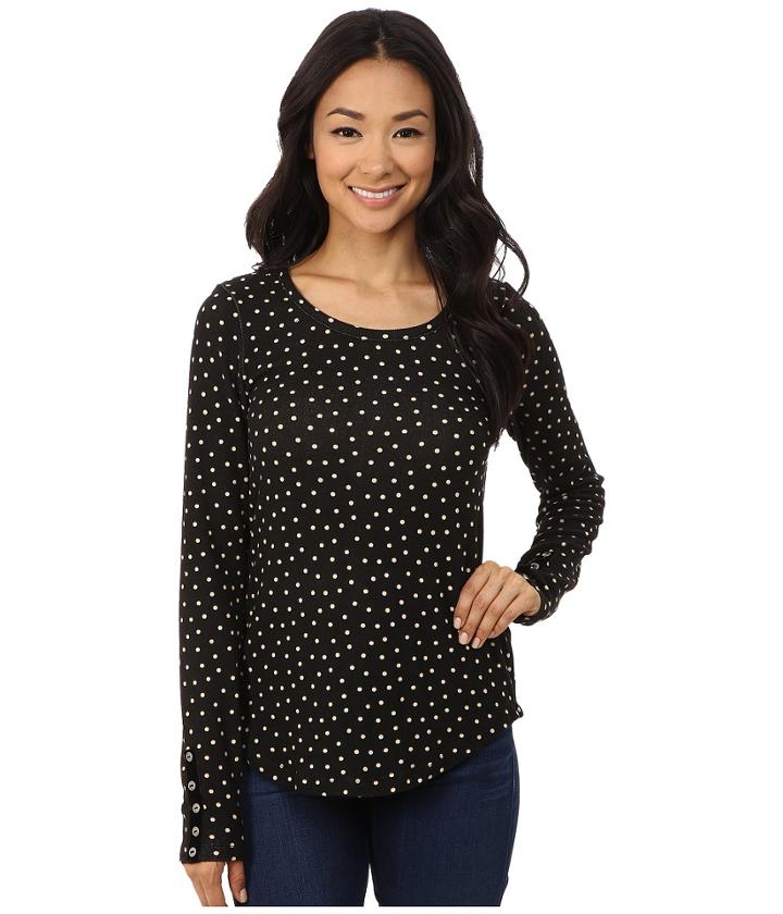 Mod-o-doc - Long Sleeve Scoopneck With Velvet
