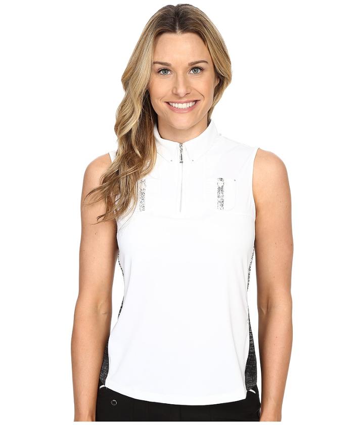 Jamie Sadock - Kashumi Side Panel Print Sleeveless Top