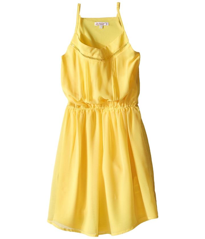 Ella Moss Girl - Elastic Waist Pleated Dress