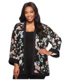 Vince Camuto Specialty Size - Plus Size Floral Gardens Kimono Blouse