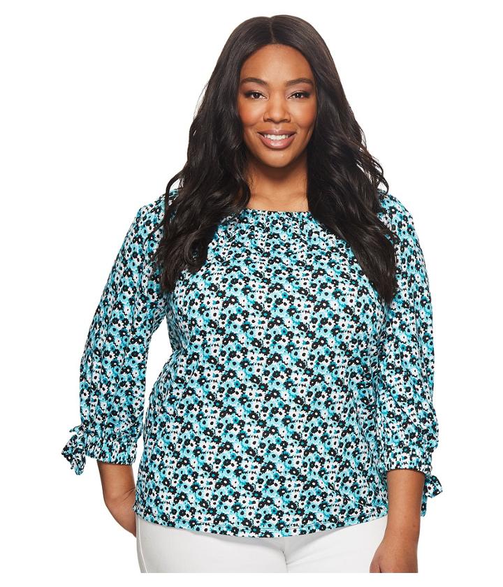Michael Michael Kors - Plus Size Carnation Wide Sleeve Top