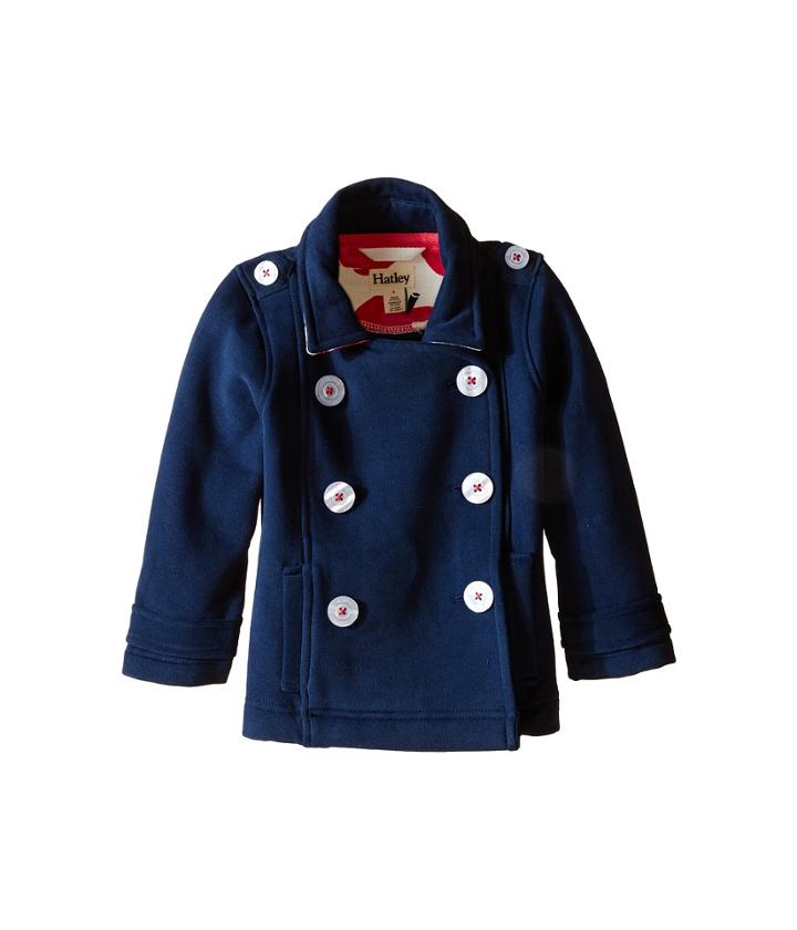 Hatley Kids - Nordic Apple Brushed Fleece Peacoat