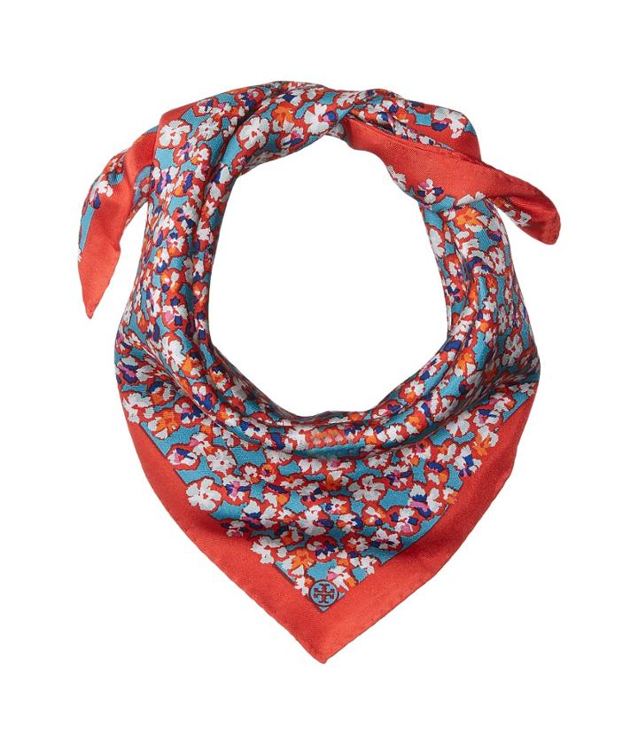 Tory Burch - Carnation Silk Neckerchief