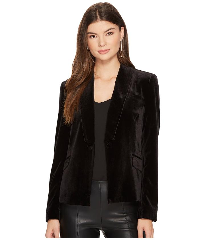1.state - Velvet Tuxedo Blazer