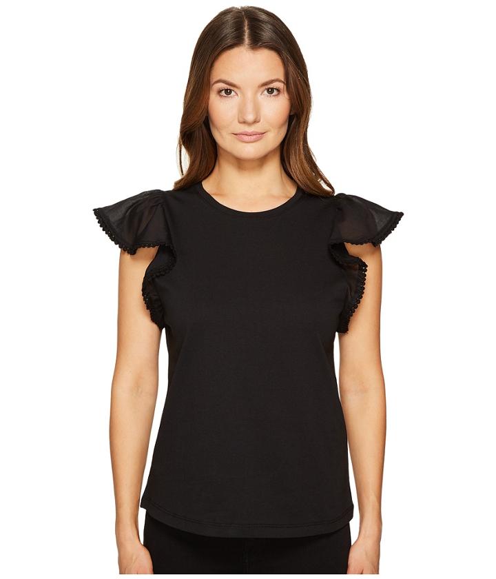 Kate Spade New York - Flutter Sleeve Tee