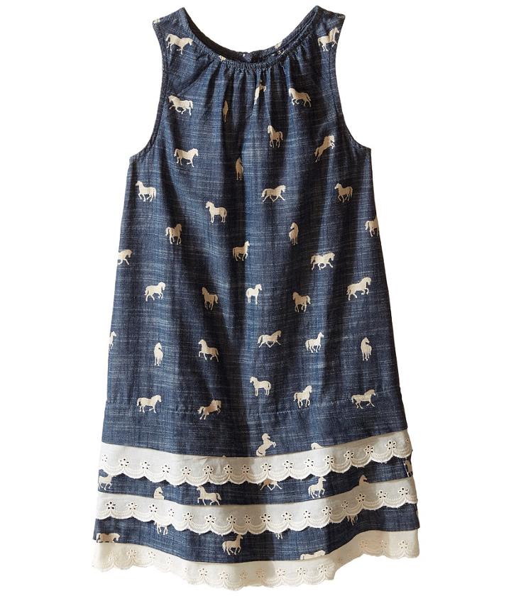 Hatley Kids - Flower Horses Lace Dress