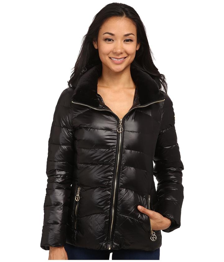 Calvin Klein - Short Down Coat W/ Gold Hardware