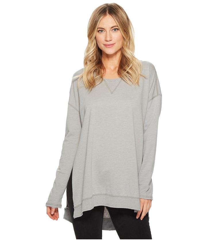 American Rose - Anna Long Sleeve Sweater With Side Slits