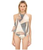 Agua De Coco By Liana Thomaz - Sailor Brazilian Maillot One-piece
