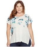 Lucky Brand - Plus Size All Flower Tee