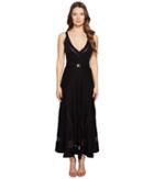 Versace Collection - Strapless Plunge Tea Length Dress