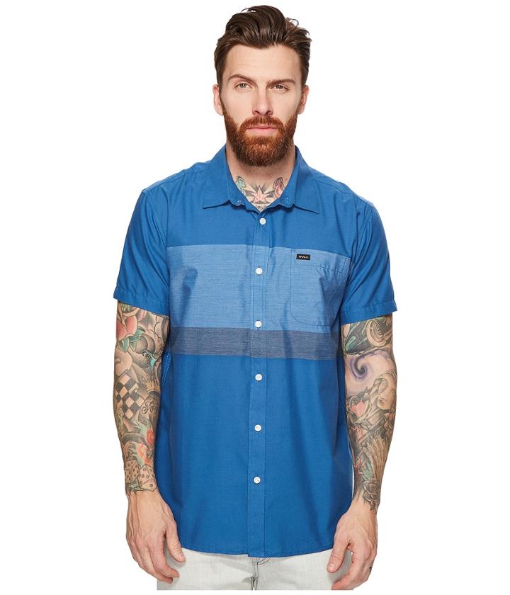 Rvca - Dye Block Short Sleeve Woven