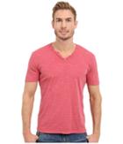 Mod-o-doc - Topanga Short Sleeve Notch V-neck Tee