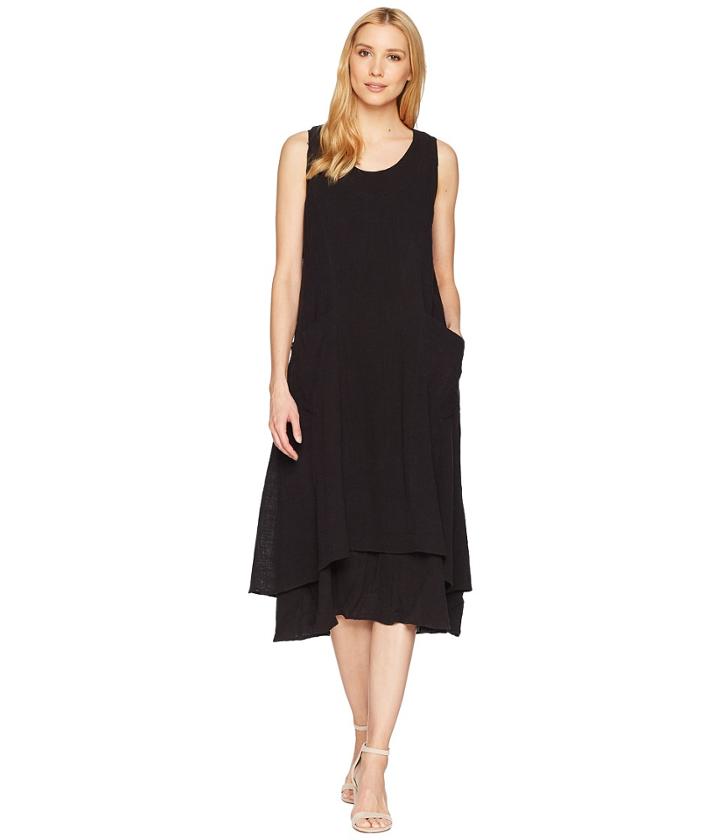 Elliott Lauren - Gauze Double Layer Dress With Pockets