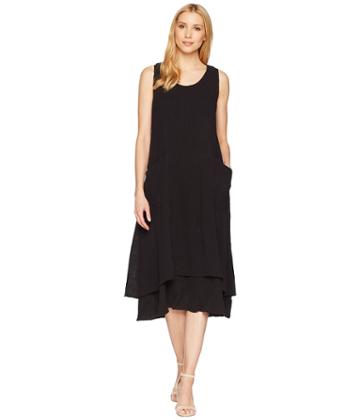 Elliott Lauren - Gauze Double Layer Dress With Pockets