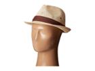 San Diego Hat Company - Pbf7309 Woven Paper Fedora Hat With Solid Trim And Side Vents