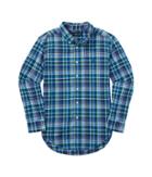 Polo Ralph Lauren Kids - Poplin Plaid Long Sleeve Button Down Shirt
