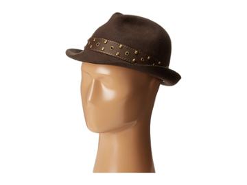 Carlos By Carlos Santana - Wool Fedora With Teardrop Crown Hat