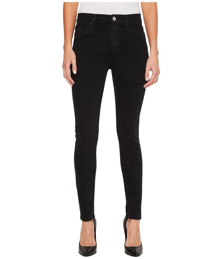 Hudson - Barbara High-waist Ankle Raw Hem Skinny Jeans In Maniac