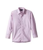 Oscar De La Renta Childrenswear - Plaid Cotton Long Sleeve Dress Shirt