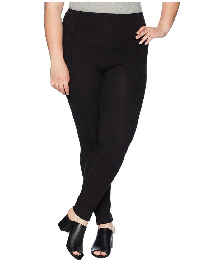 Hue - Plus Size Hold It High-waist Cotton Leggings