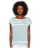 Vince Camuto - Extend Shoulder Diamond Geo Panel Blouse