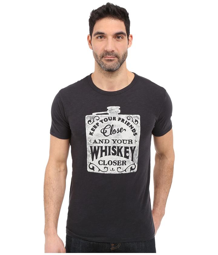 Lucky Brand - Whiskey Flask Graphic Tee