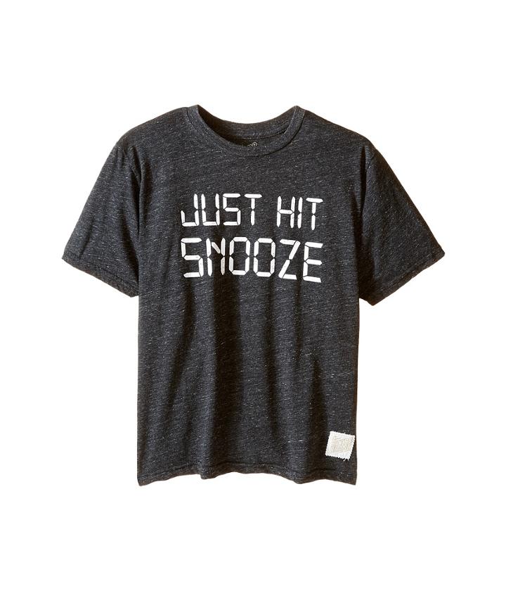The Original Retro Brand Kids - Just Hit Snooze Tri-blend Short Sleeve Tee