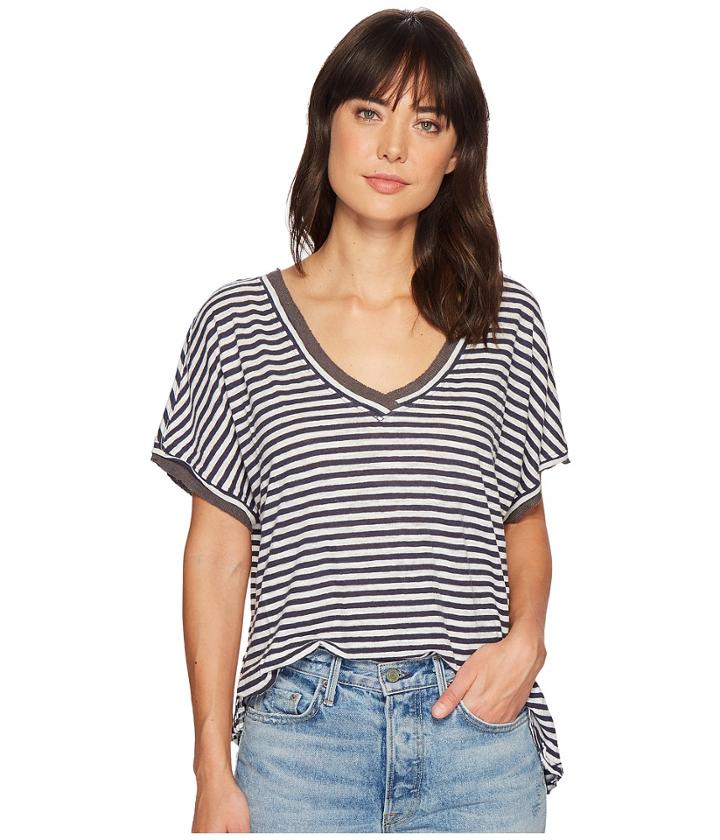 Free People - Take Me Tee Stripe