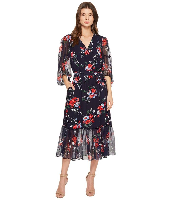 Lauren Ralph Lauren - Floral Georgette Midi Dress