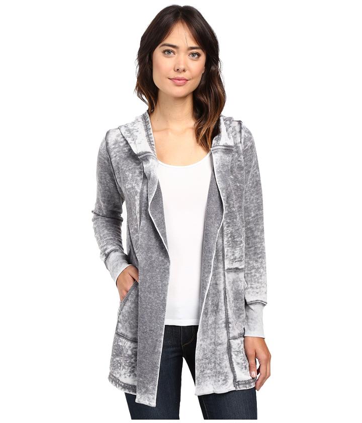 Allen Allen - Open Hooded Cardigan