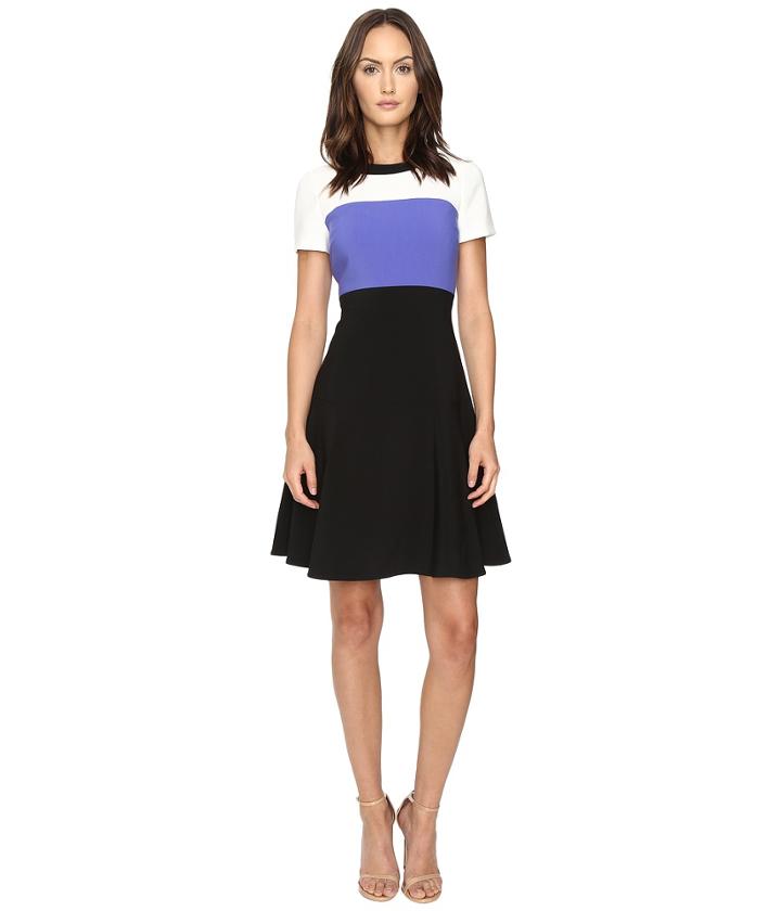 Kate Spade New York - Color Block Crepe Flip Dress