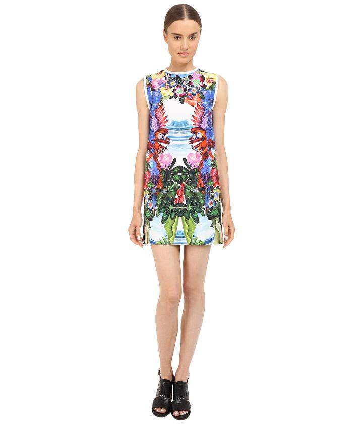 Dsquared2 - Printed Poplin/exotic Jungle Dress