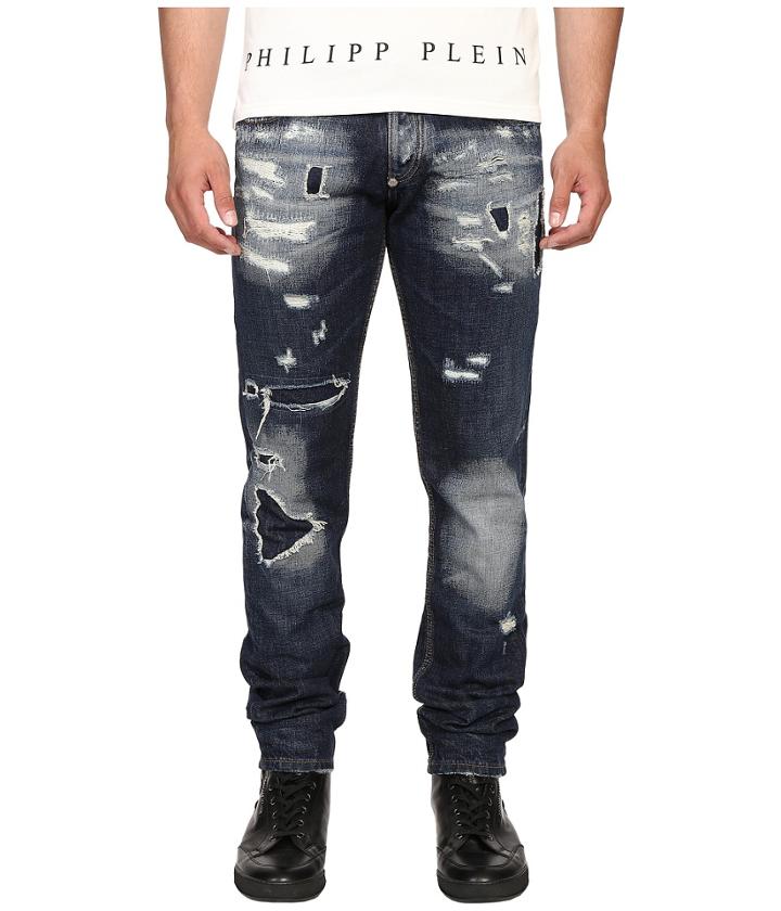 Philipp Plein - Straight Cut Deep Jeans