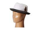 Stacy Adams - Polybraid Fedora With Two-tone Band