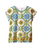 Dolce &amp; Gabbana Kids - Medallion Print Top