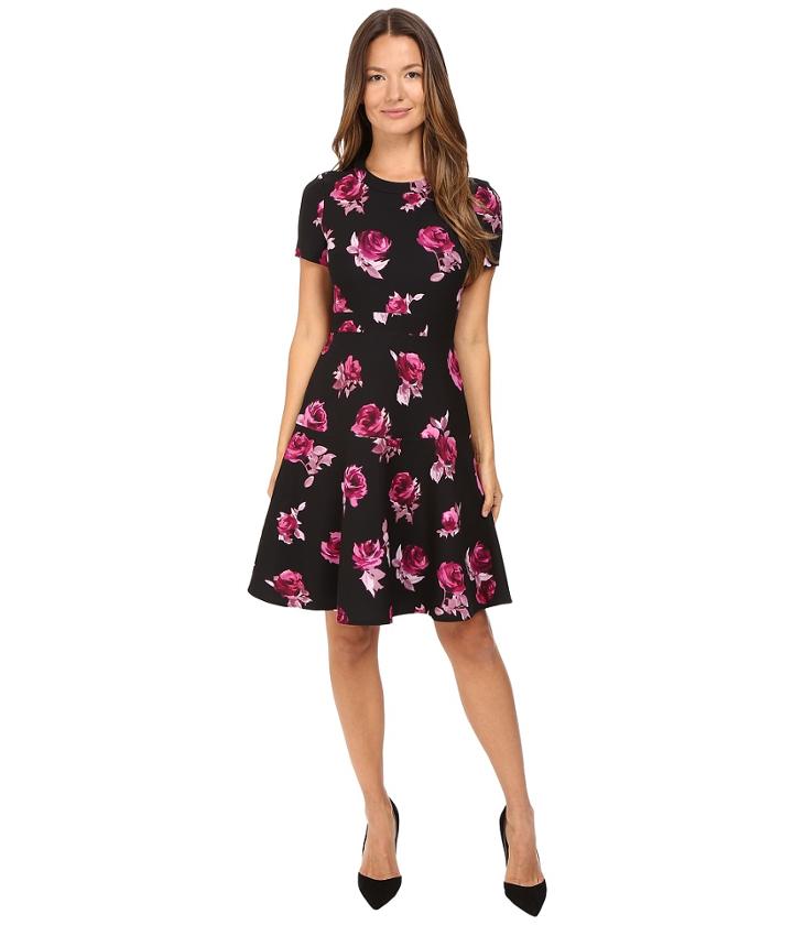 Kate Spade New York - Encore Rose Crepe Dress