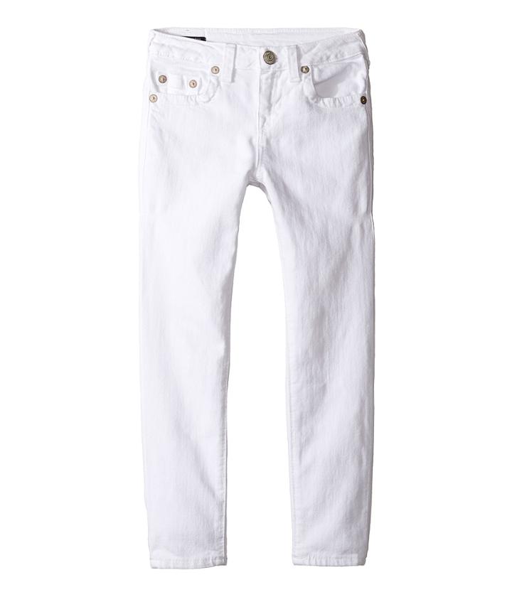 True Religion Kids - Casey Ankle Skinny In White