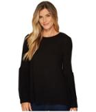 B Collection By Bobeau - Flare Sleeve Cozy Tee