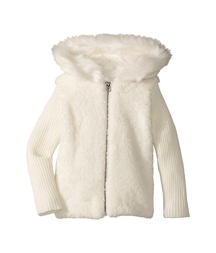 Splendid Littles - Faux-fur Sherpa Hoodie Jacket