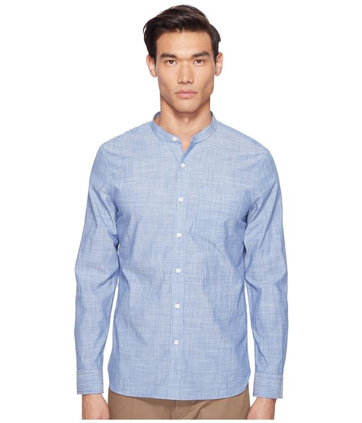 Jack Spade - Chambray Stripe Band Collar Shirt