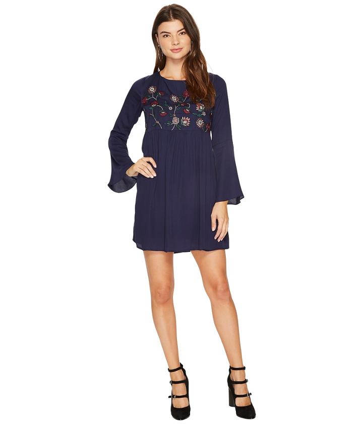 Bb Dakota - Bria Embroidered Tie Back Dress