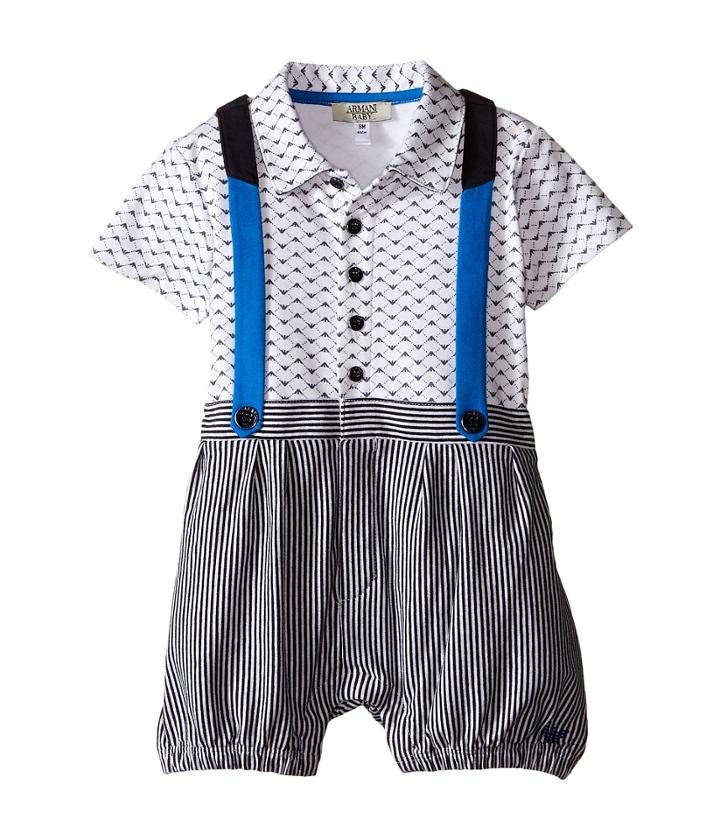 Armani Junior - Logo One-piece With Overalls