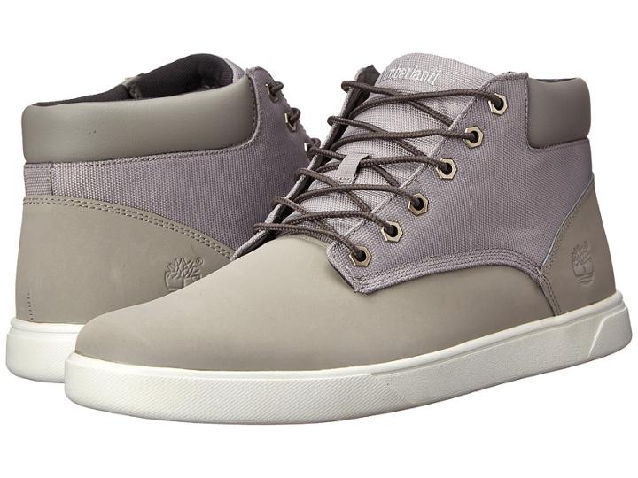 Timberland - Groveton Plain Toe Chukka Leather And Fabric