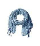 San Diego Hat Company - Bss1650 Lightweight Scarf With All Over Print And Tassels