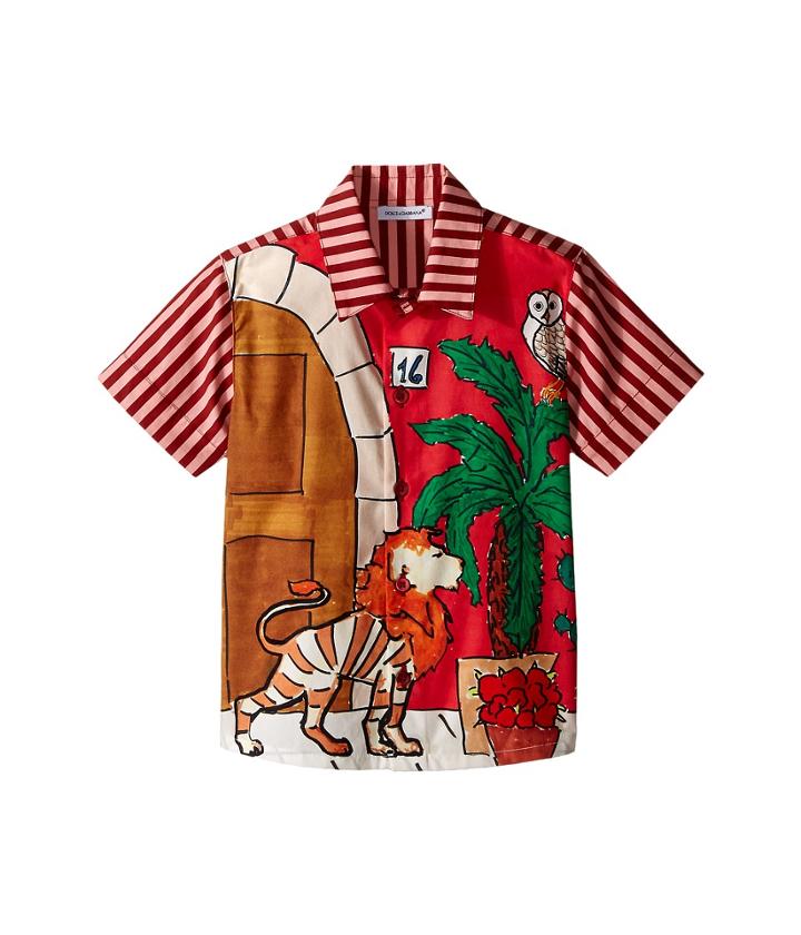 Dolce &amp; Gabbana Kids - Cactus Button Up